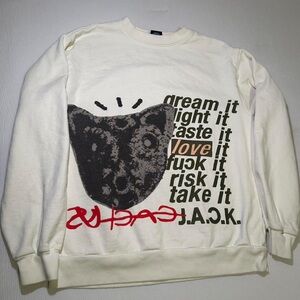 Travis Scott cactus Jack orange crewneck